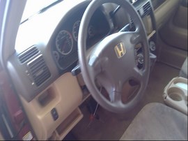 2006 HONDA CR-V, BURGUNDY, LX, 2.4L, AT, FWD,  A25113